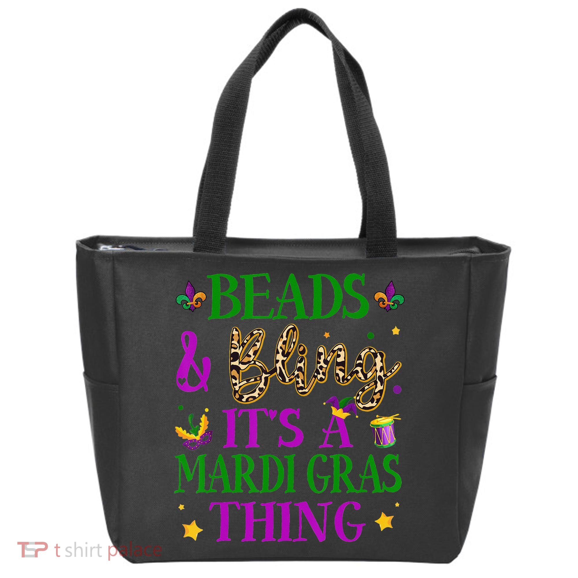 Beads And Bling It's A Mardi Gras Thing Beads And Bling Tote Bag