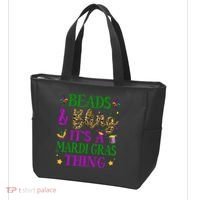 Beads And Bling It's A Mardi Gras Thing Beads And Bling Tote Bag thumb 3