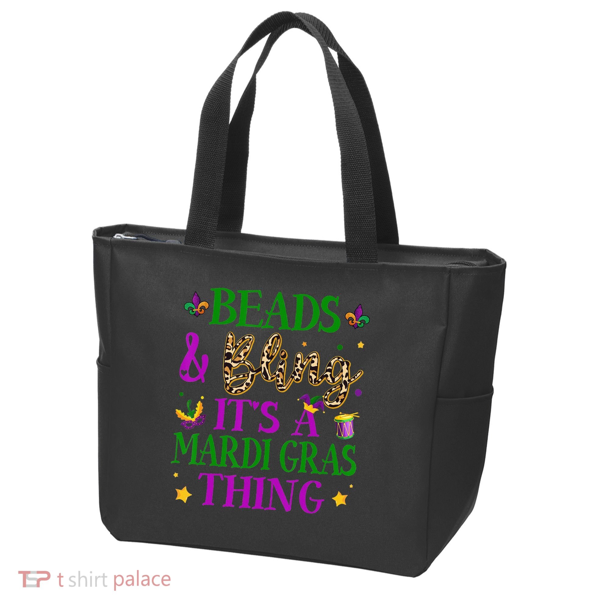 Beads And Bling It's A Mardi Gras Thing Beads And Bling Tote Bag