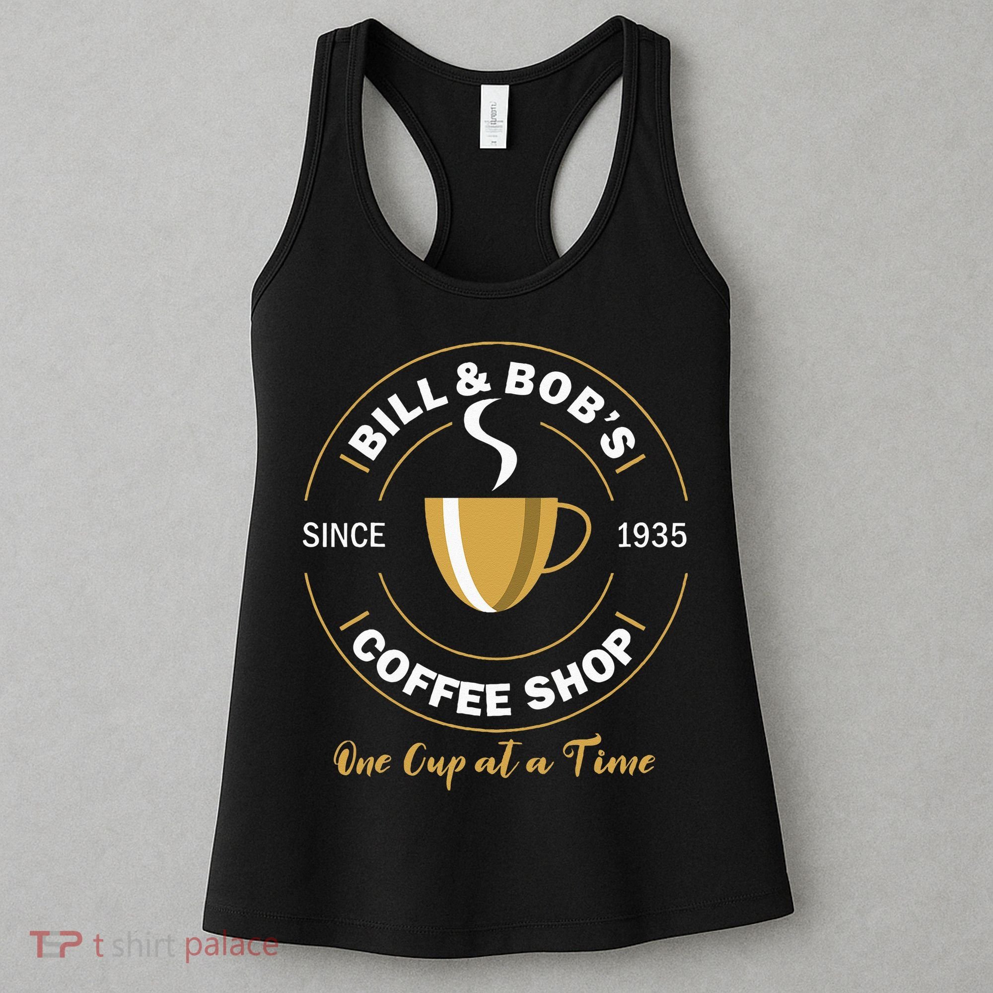 Bill And Bobs Coffee Shop AA Recovery Gift Women's Tank Top