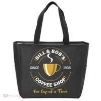 Bill And Bobs Coffee Shop AA Recovery Gift Tote Bag thumb 0