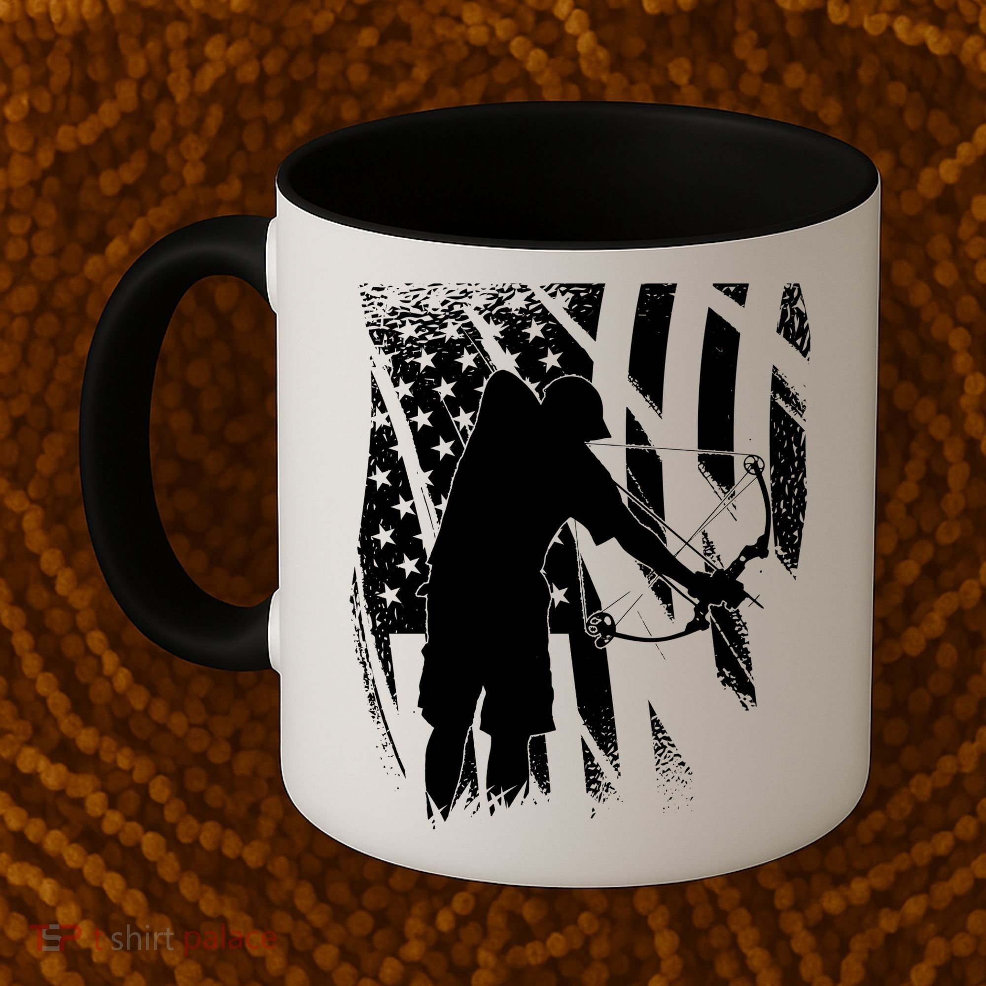Bowfishing Americana Coffee Mug