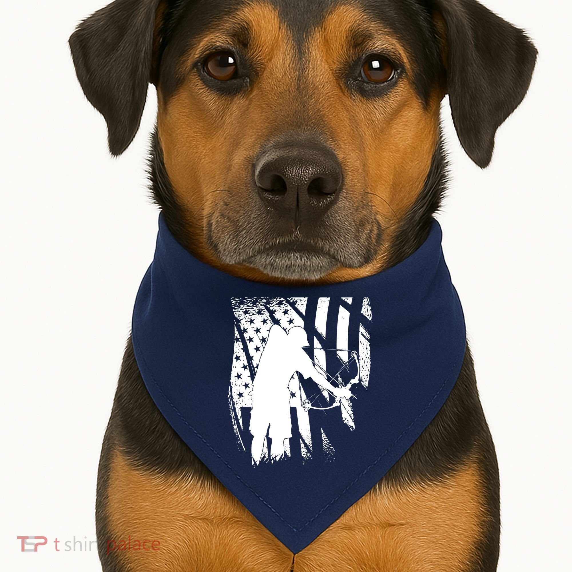 Bowfishing Americana USA-Made Doggie Bandana