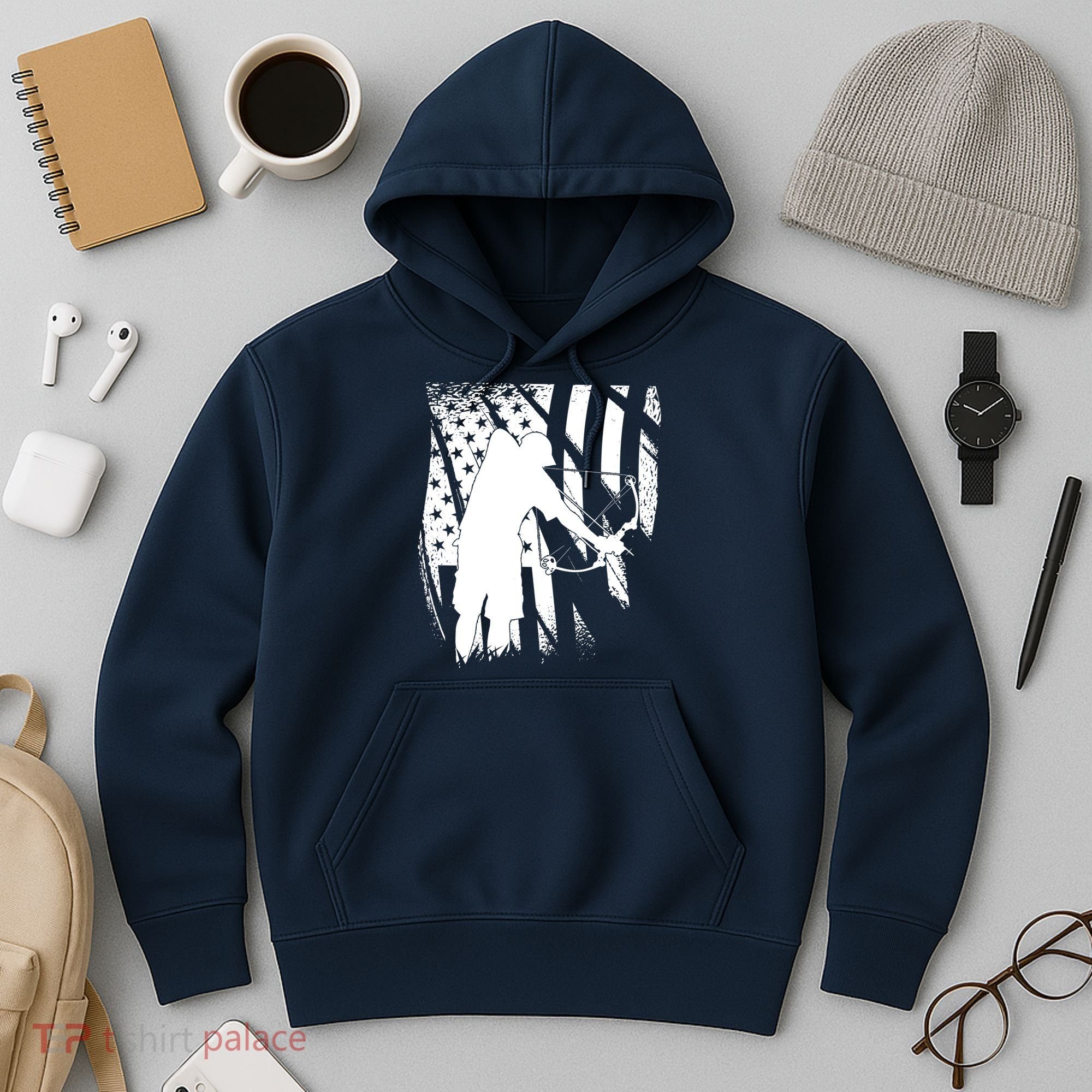 Bowfishing Americana Hoodie