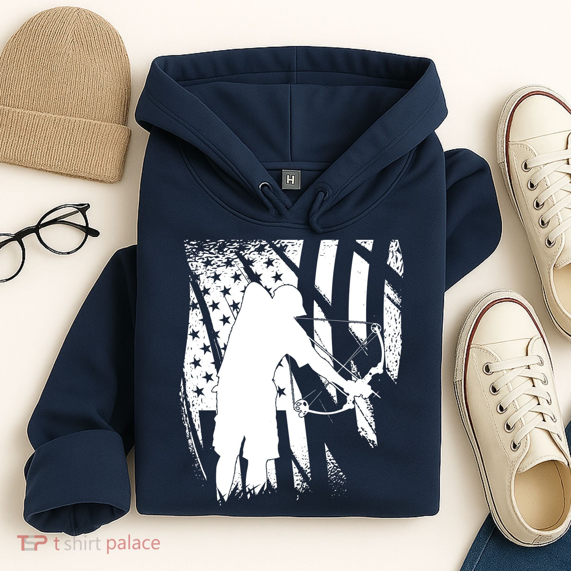 Bowfishing Americana Hoodie