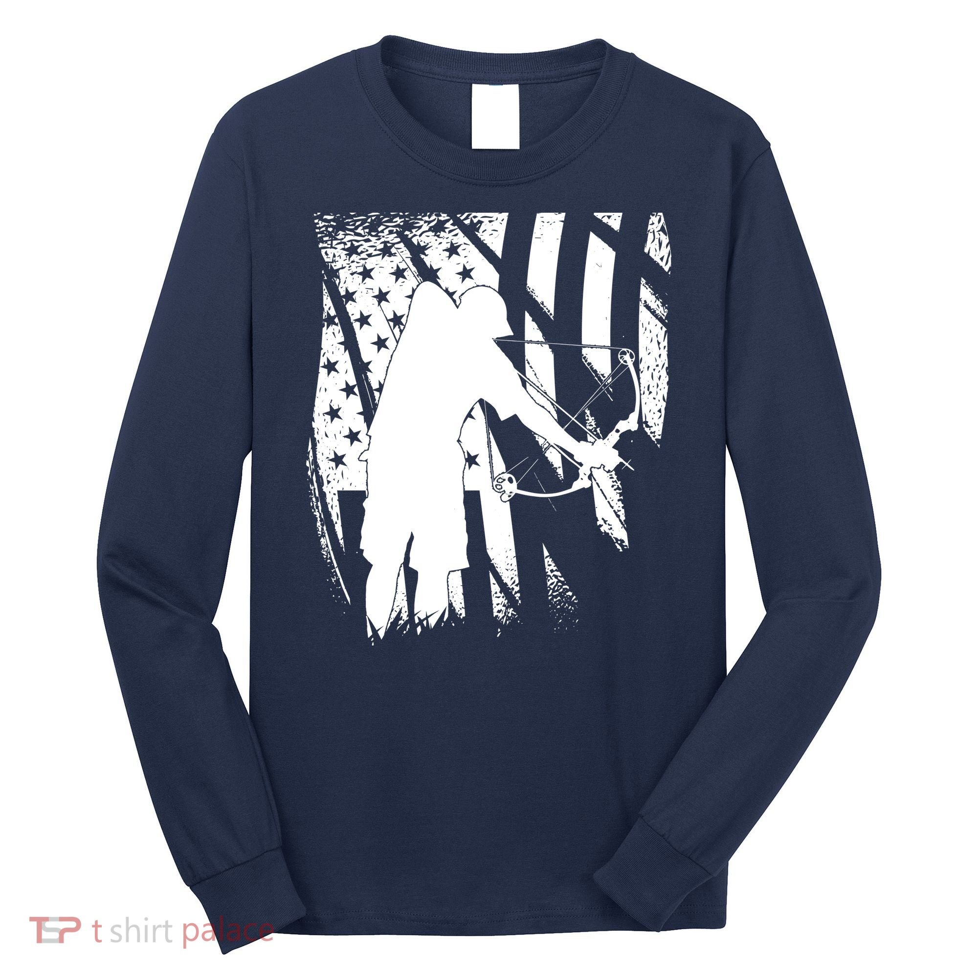 Bowfishing Americana Long Sleeve Shirt