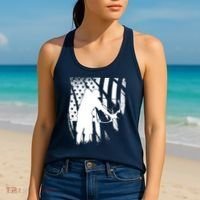 Bowfishing Americana Women's Tank Top thumb 2