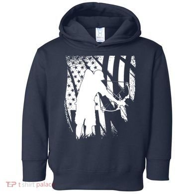 Bowfishing Americana Toddler Hoodie