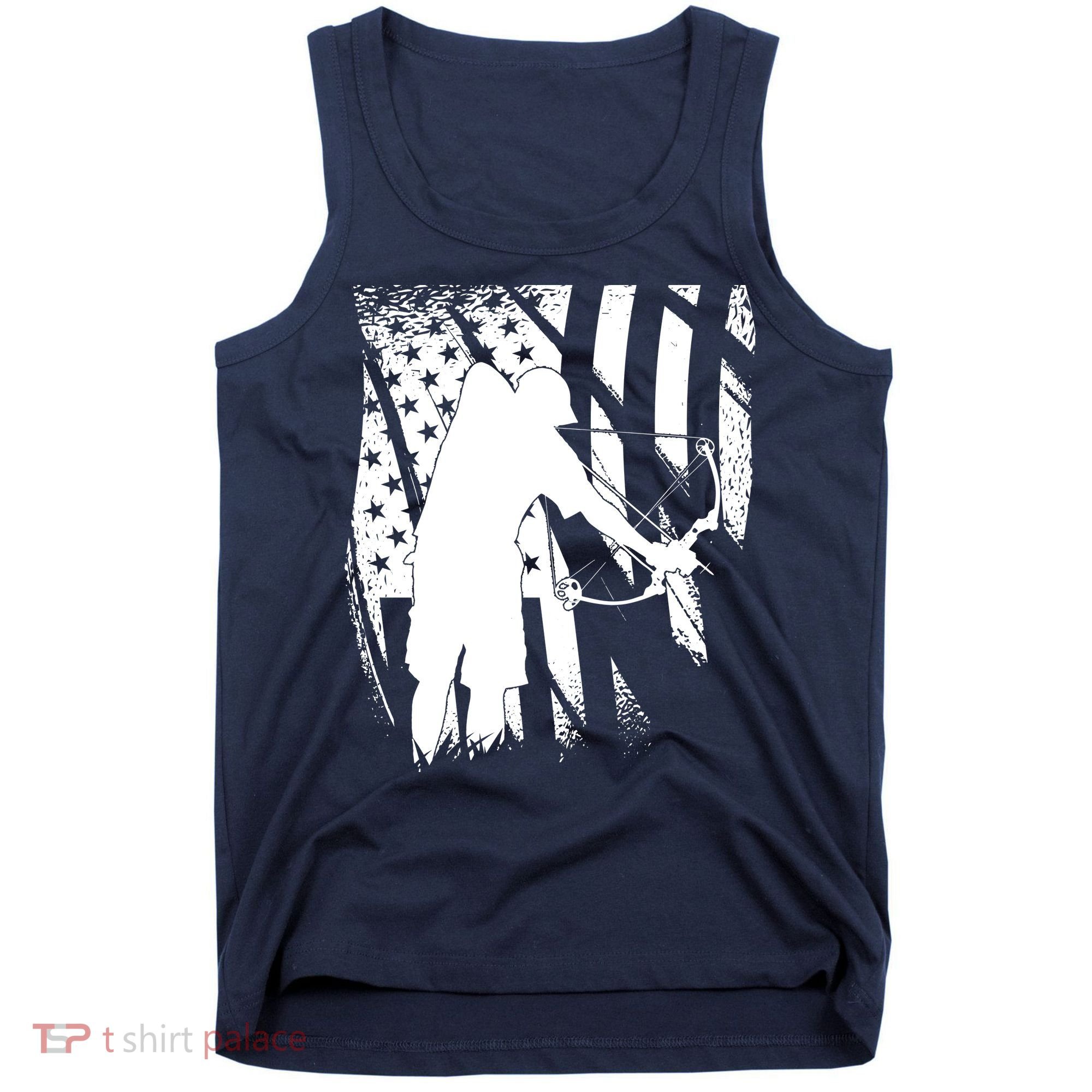 Bowfishing Americana Tank Top