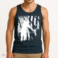 Bowfishing Americana Tank Top thumb 3