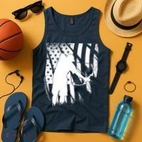 Bowfishing Americana Tank Top thumb 4
