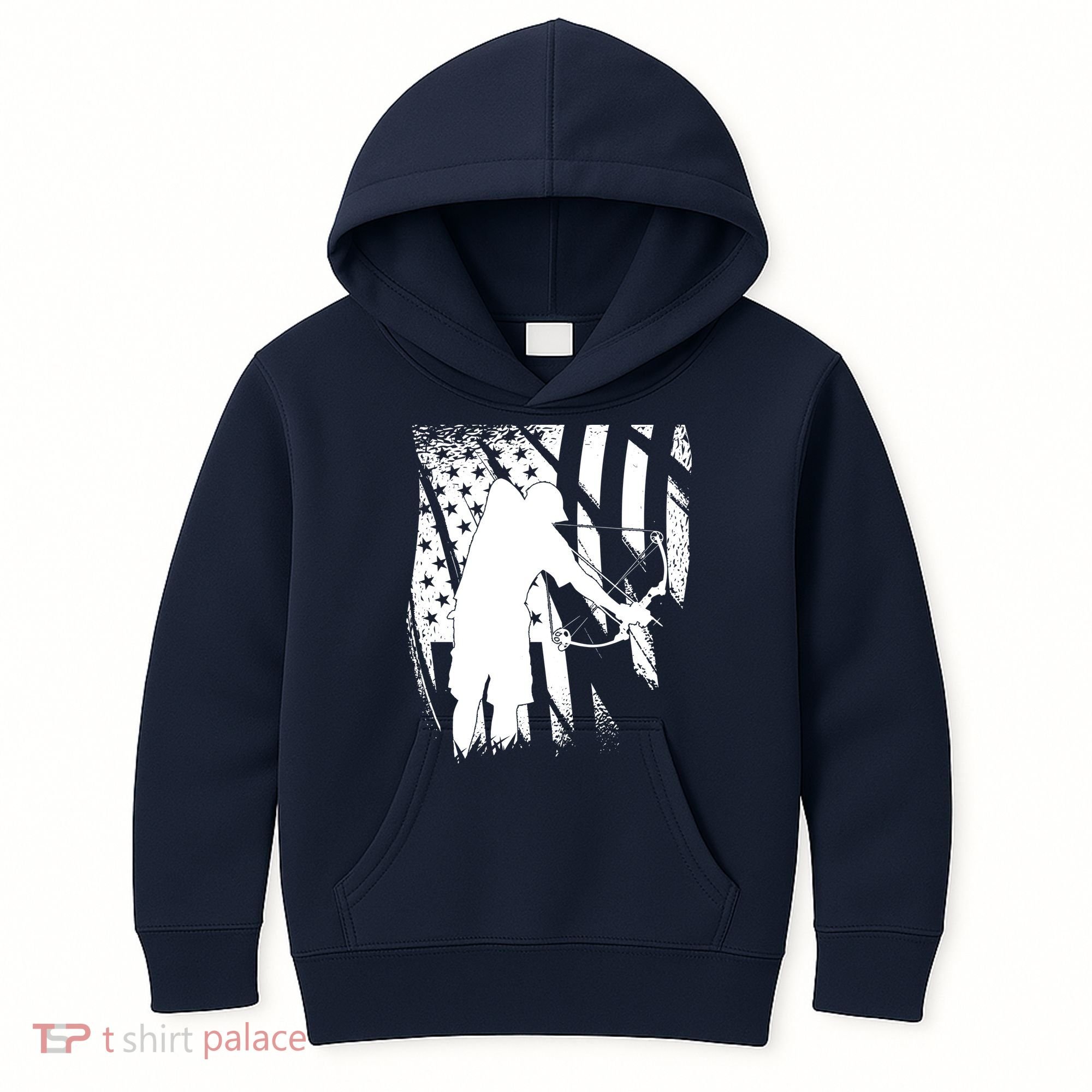 Bowfishing Americana Kids Hoodie