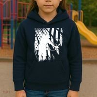 Bowfishing Americana Kids Hoodie thumb 3