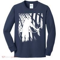 Bowfishing Americana Kids Long Sleeve Shirt thumb 0