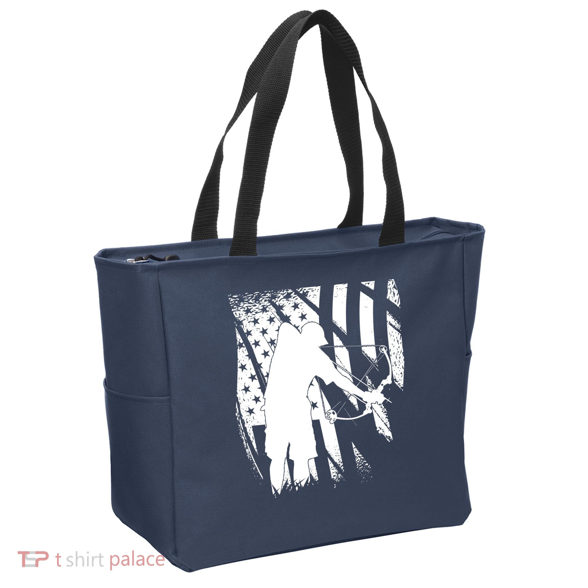 Bowfishing Americana Tote Bag