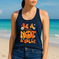 Be A Buddy Not A Bully Unity Day Anti Bullying Women's Tank Top thumb 2