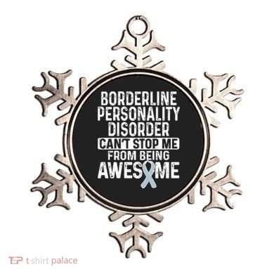 Bpd Awareness Borderline Personality Disorder CanT Stop Me From Being Awesome Ornament