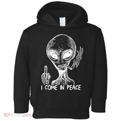 Because Aliens Toddler Hoodie