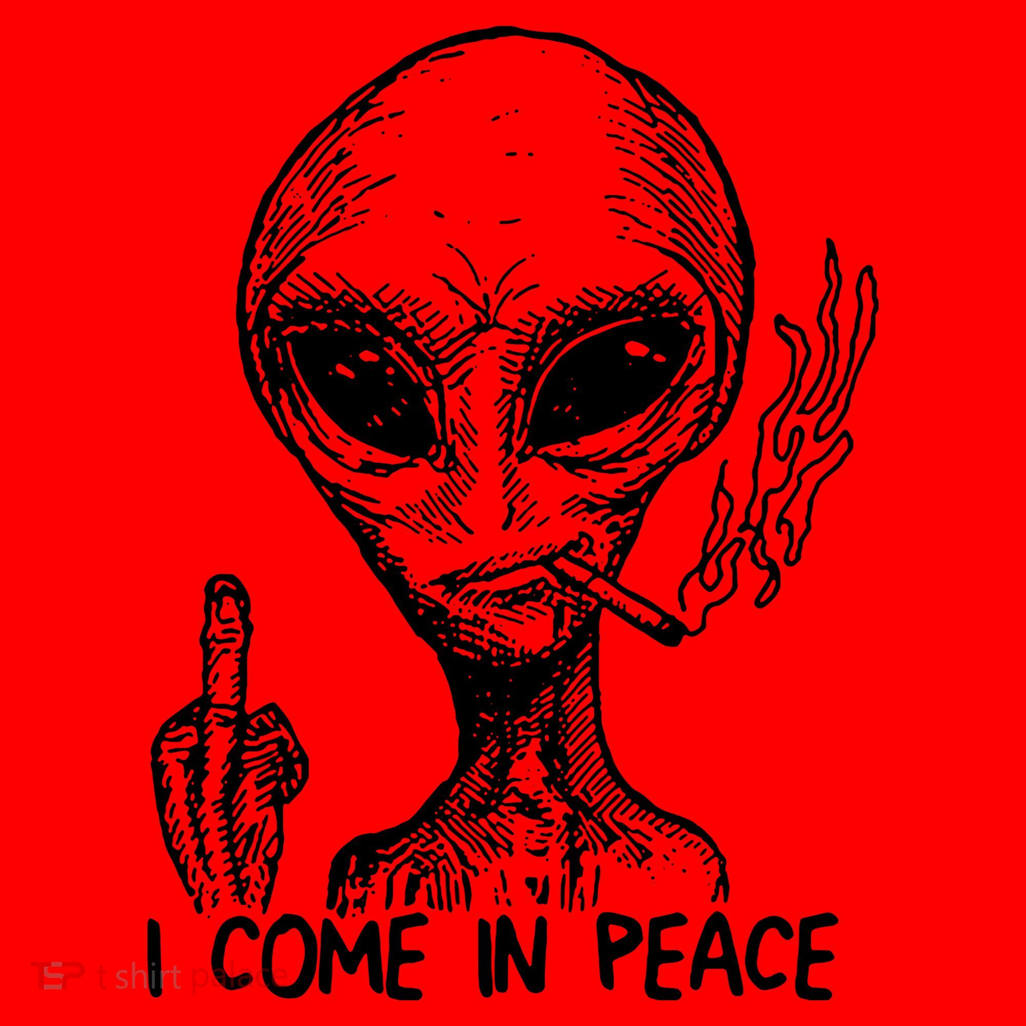 Because Aliens Santa Hat