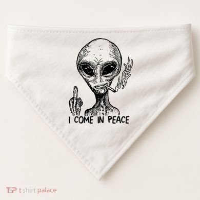 Because Aliens USA-Made Doggie Bandana