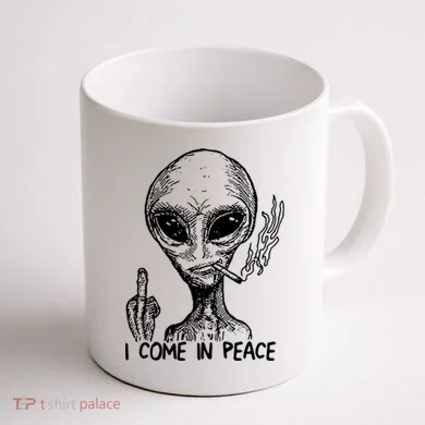 Because Aliens Coffee Mug back