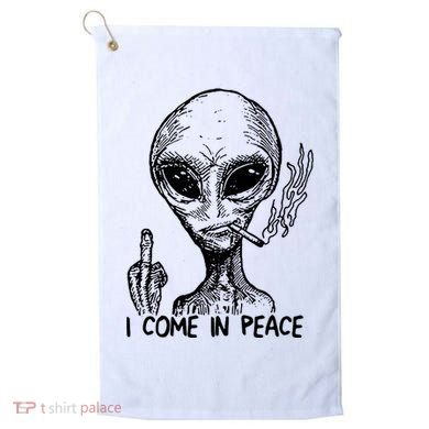 Because Aliens Golf Towel