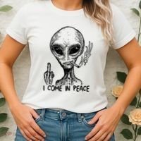 Because Aliens Women's T-Shirt thumb 2