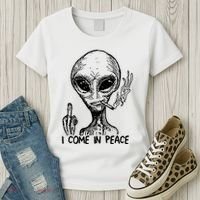 Because Aliens Women's T-Shirt thumb 3