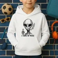 Because Aliens Kids Hoodie thumb 2
