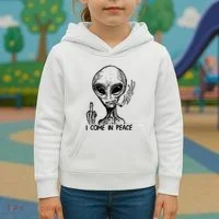 Because Aliens Kids Hoodie thumb 3