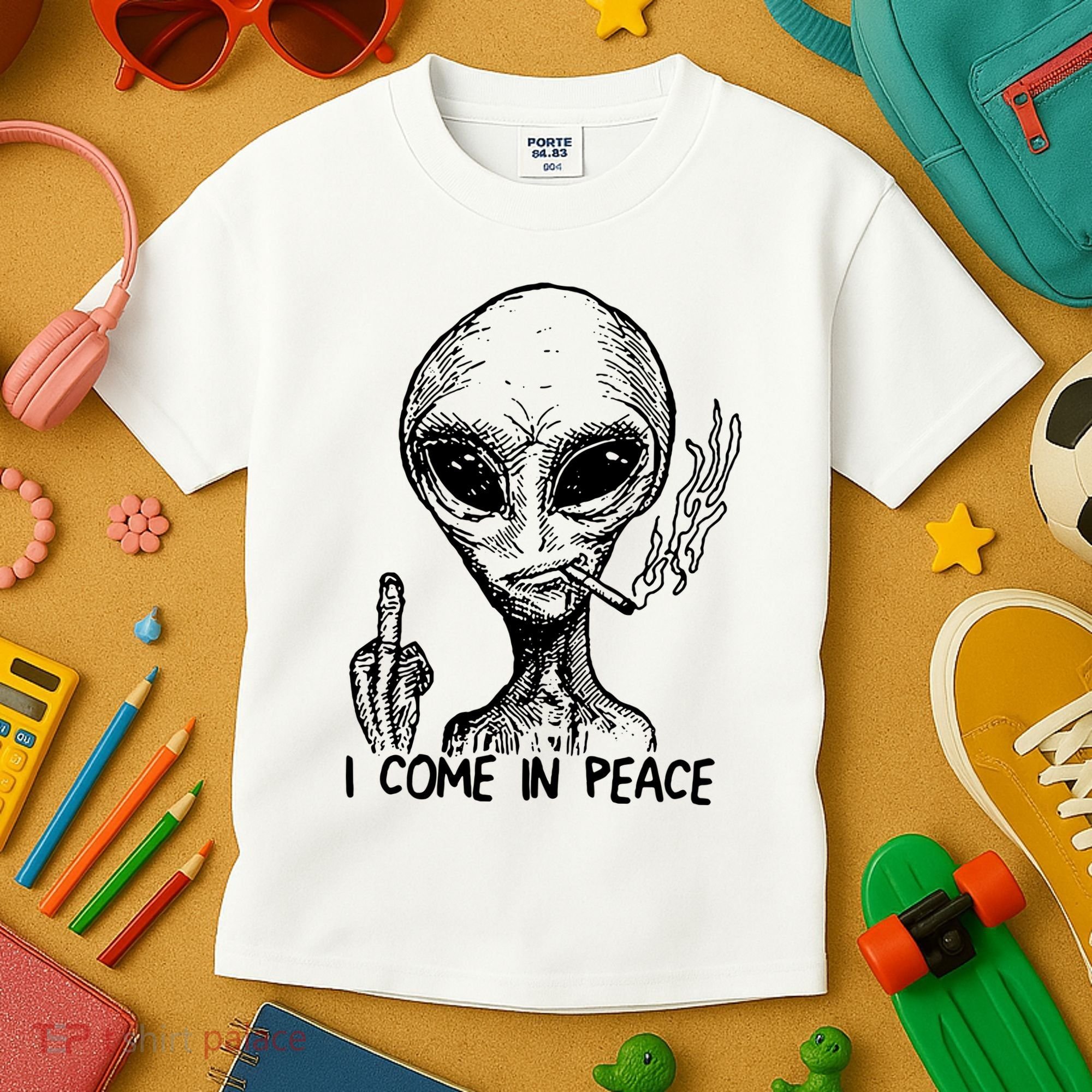 Because Aliens Kids T-Shirt
