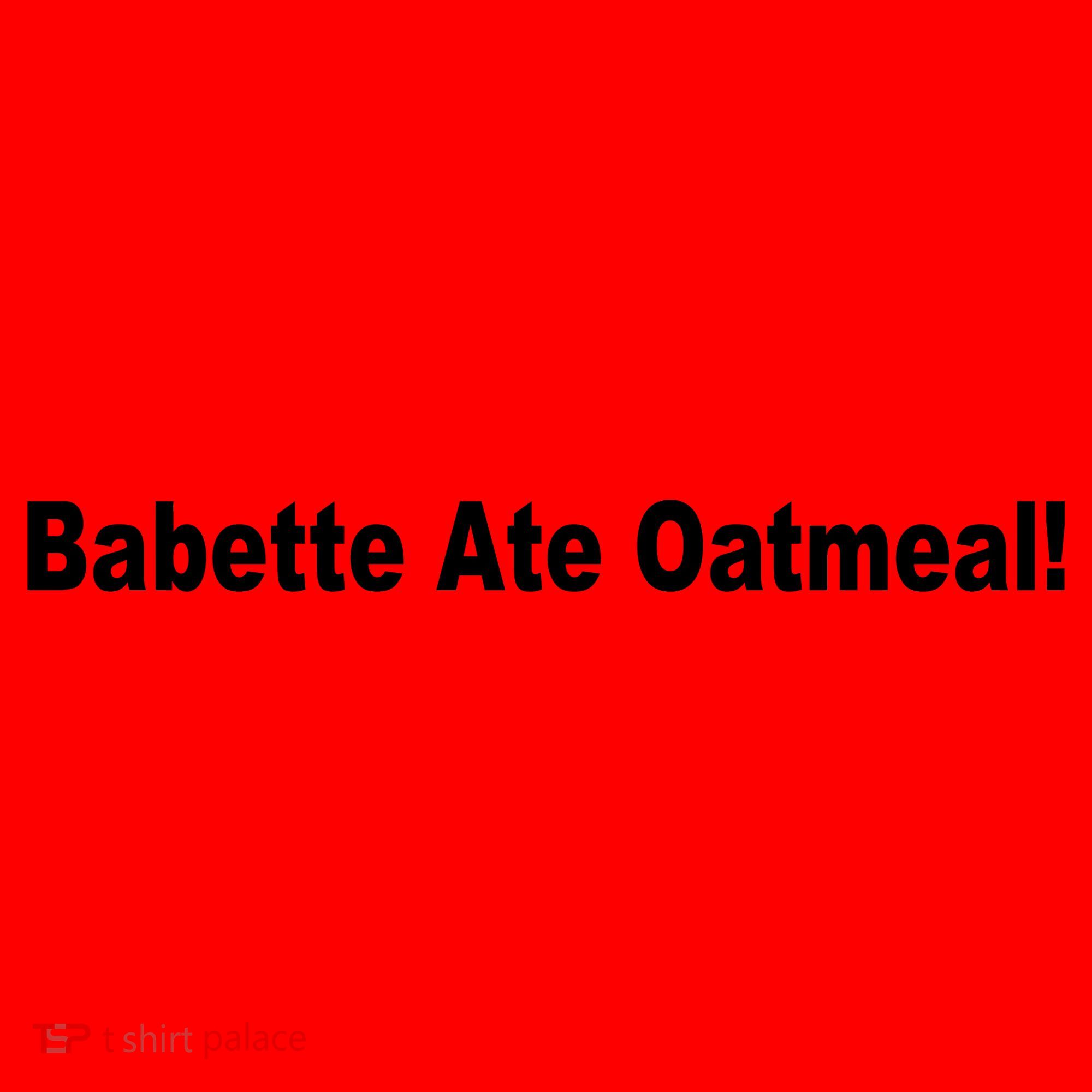 Babette Ate Oatmeal! Santa Hat