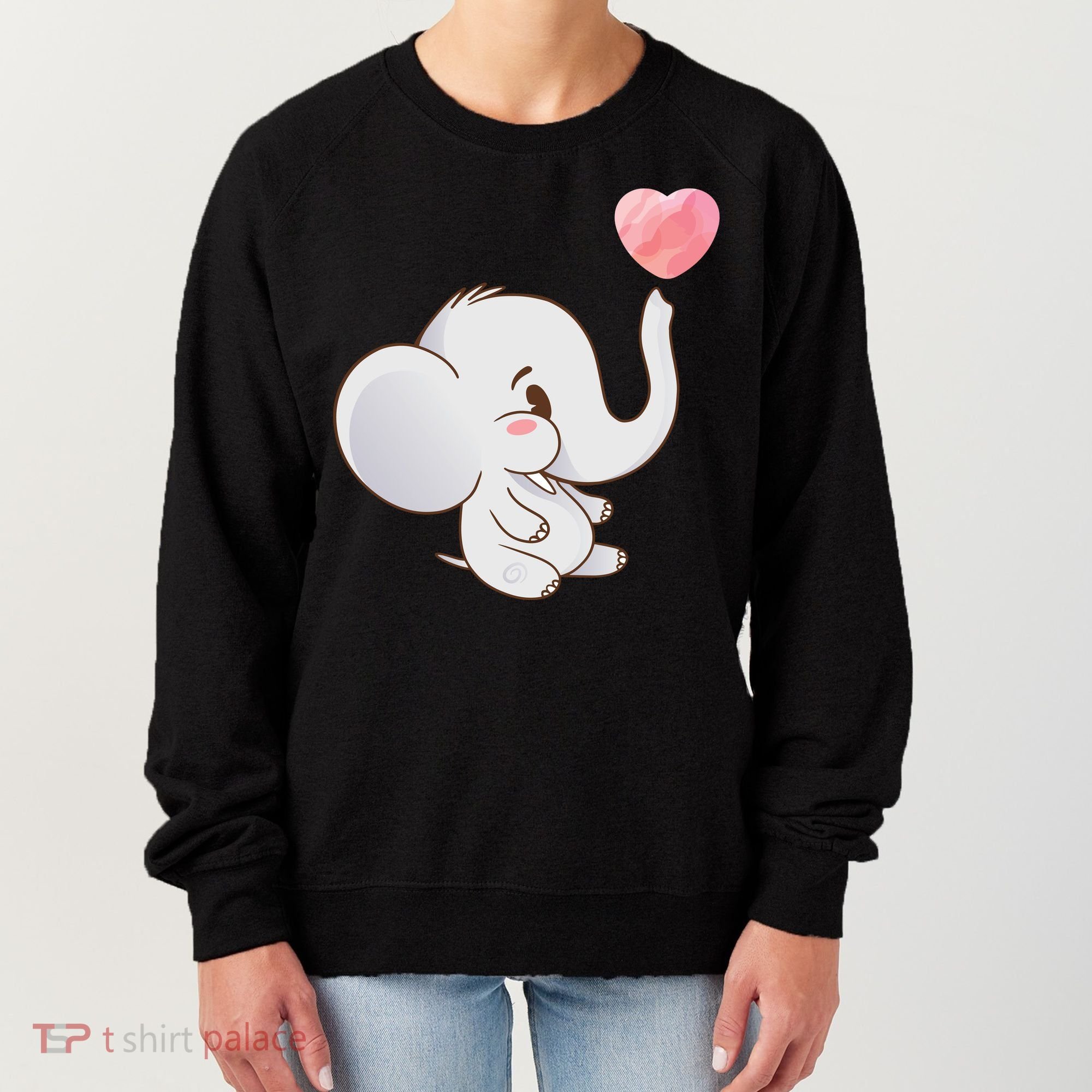 Baby Cute Elephant Women's Sweatshirt