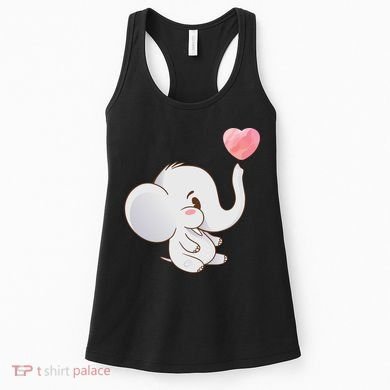 Baby Cute Elephant Women's Tank Top