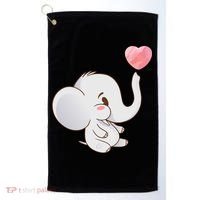 Baby Cute Elephant Golf Towel thumb 0