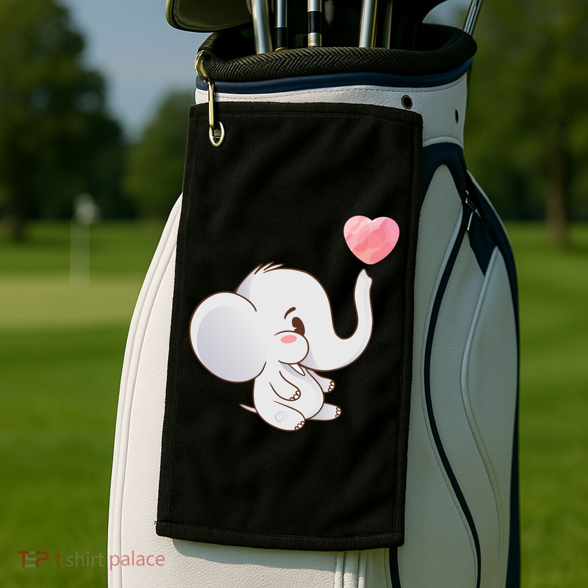 Baby Cute Elephant Golf Towel