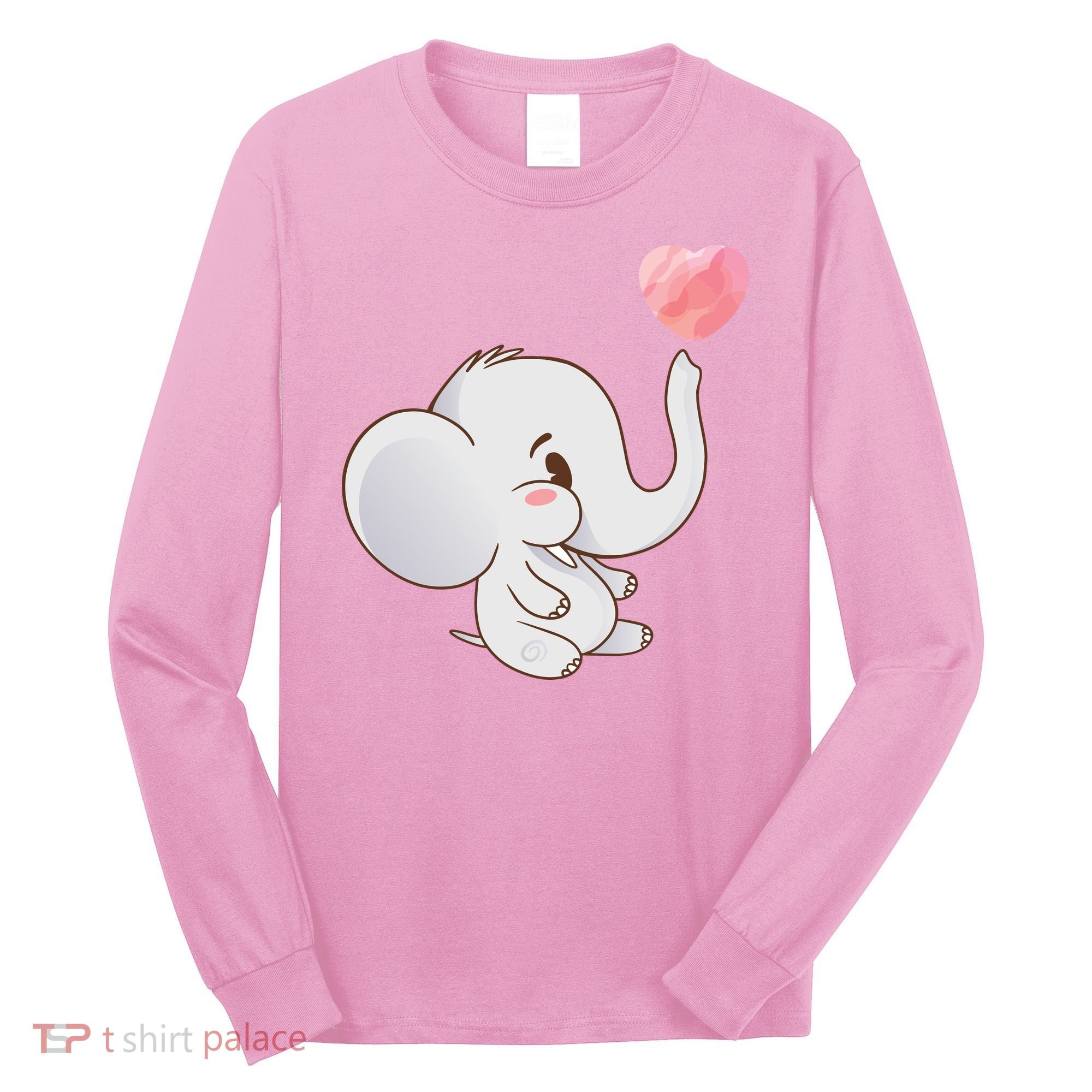 Baby Cute Elephant Long Sleeve Shirt
