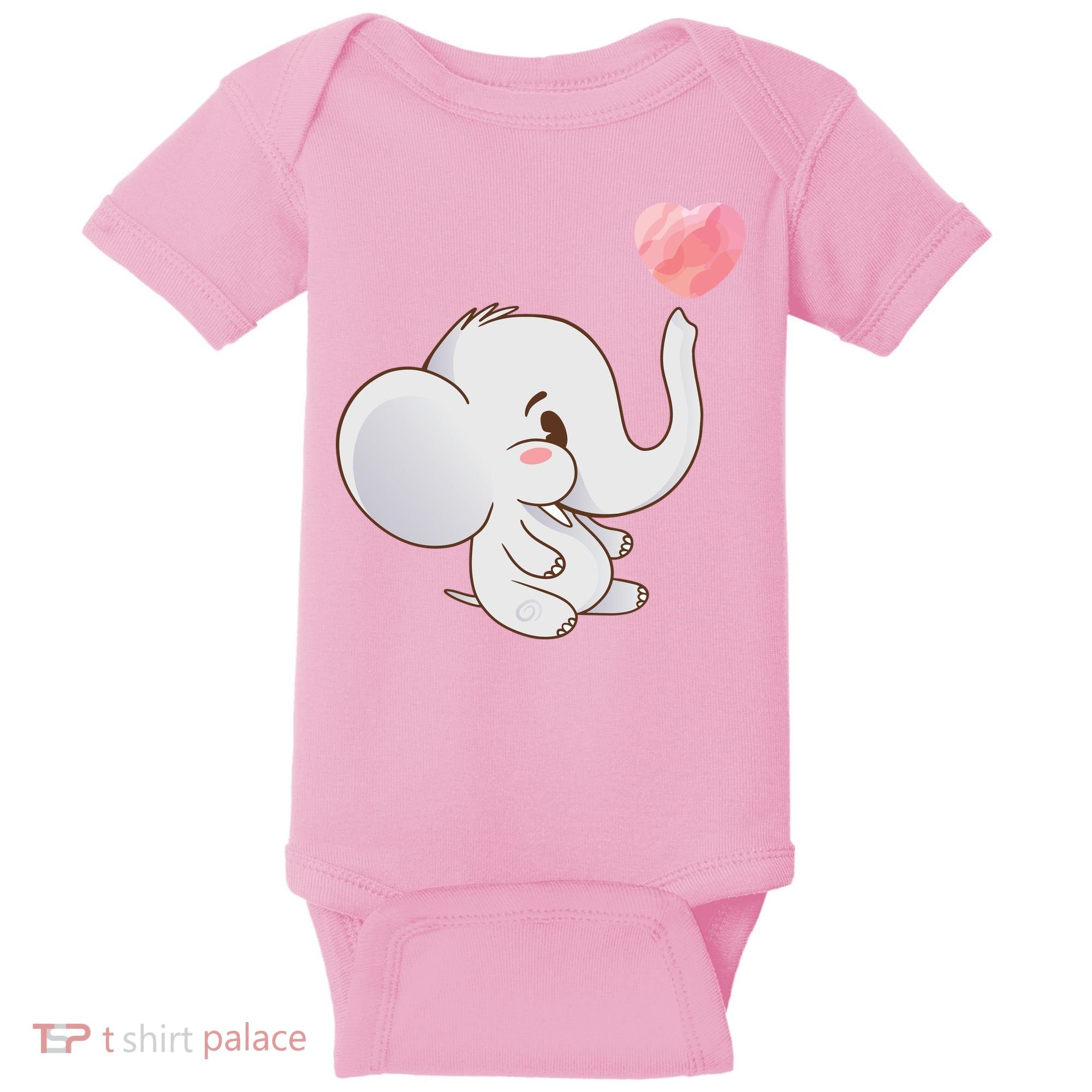 Baby Cute Elephant Baby Bodysuit