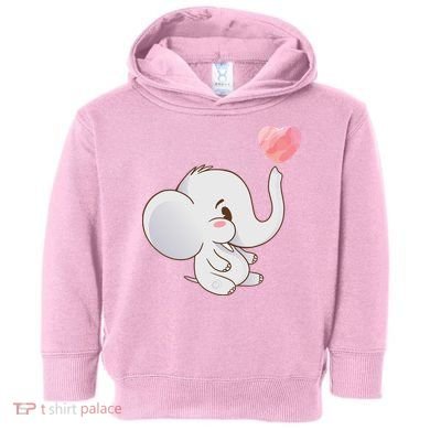 Baby Cute Elephant Toddler Hoodie