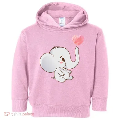 Baby Cute Elephant Toddler Hoodie