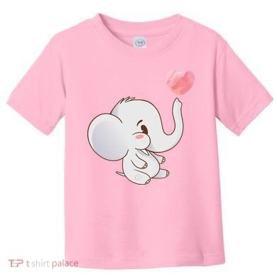Baby Cute Elephant Toddler T-Shirt