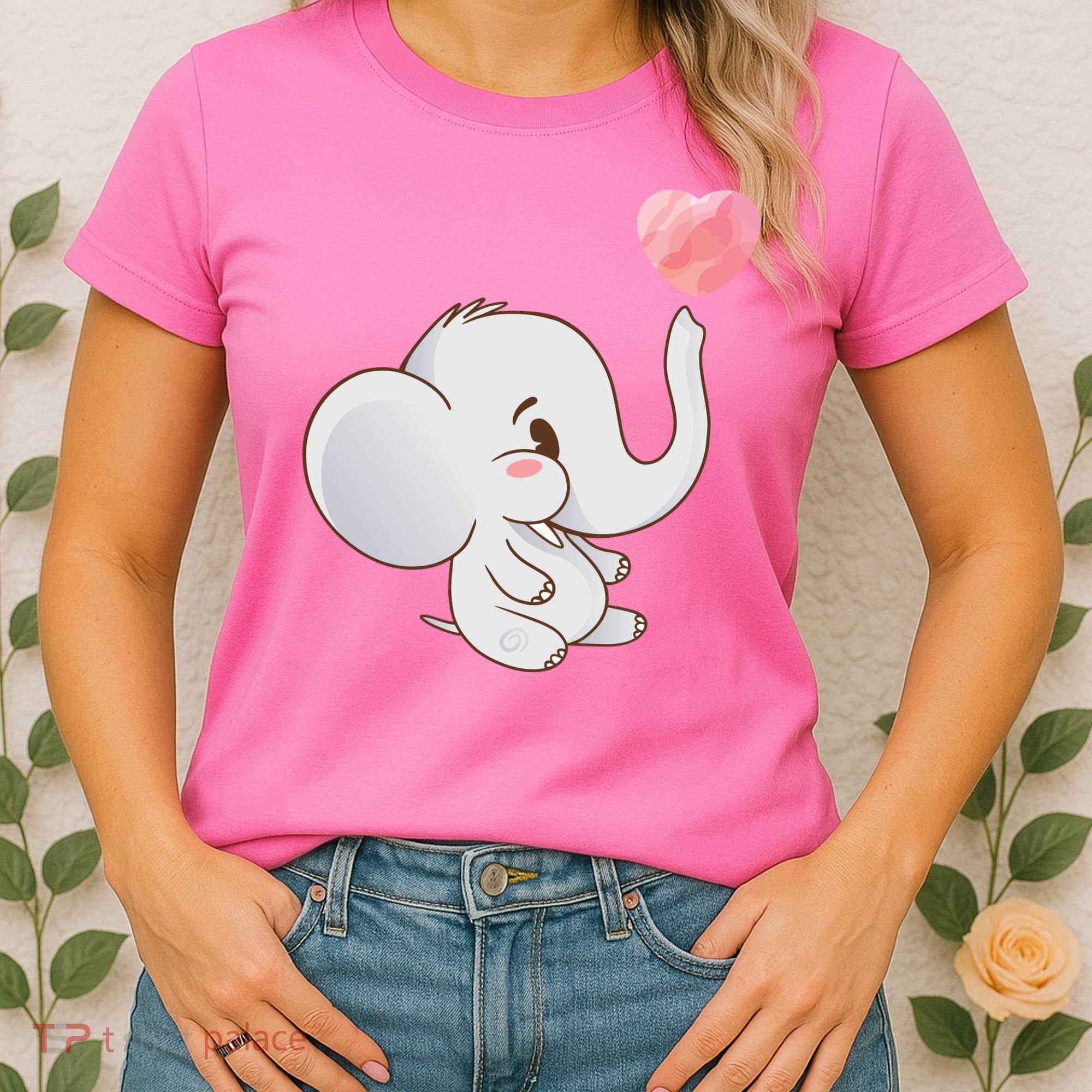 Baby Cute Elephant Women's T-Shirt