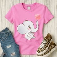 Baby Cute Elephant Women's T-Shirt thumb 3