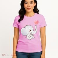 Baby Cute Elephant Women's T-Shirt thumb 4