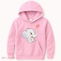 Baby Cute Elephant Kids Hoodie thumb 0