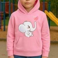 Baby Cute Elephant Kids Hoodie thumb 2