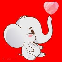 Baby Cute Elephant Santa Hat thumb 1