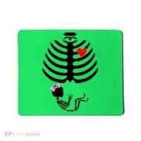 Baby Girl Skeleton Pregnancy Love Halloween Mousepad thumb 0