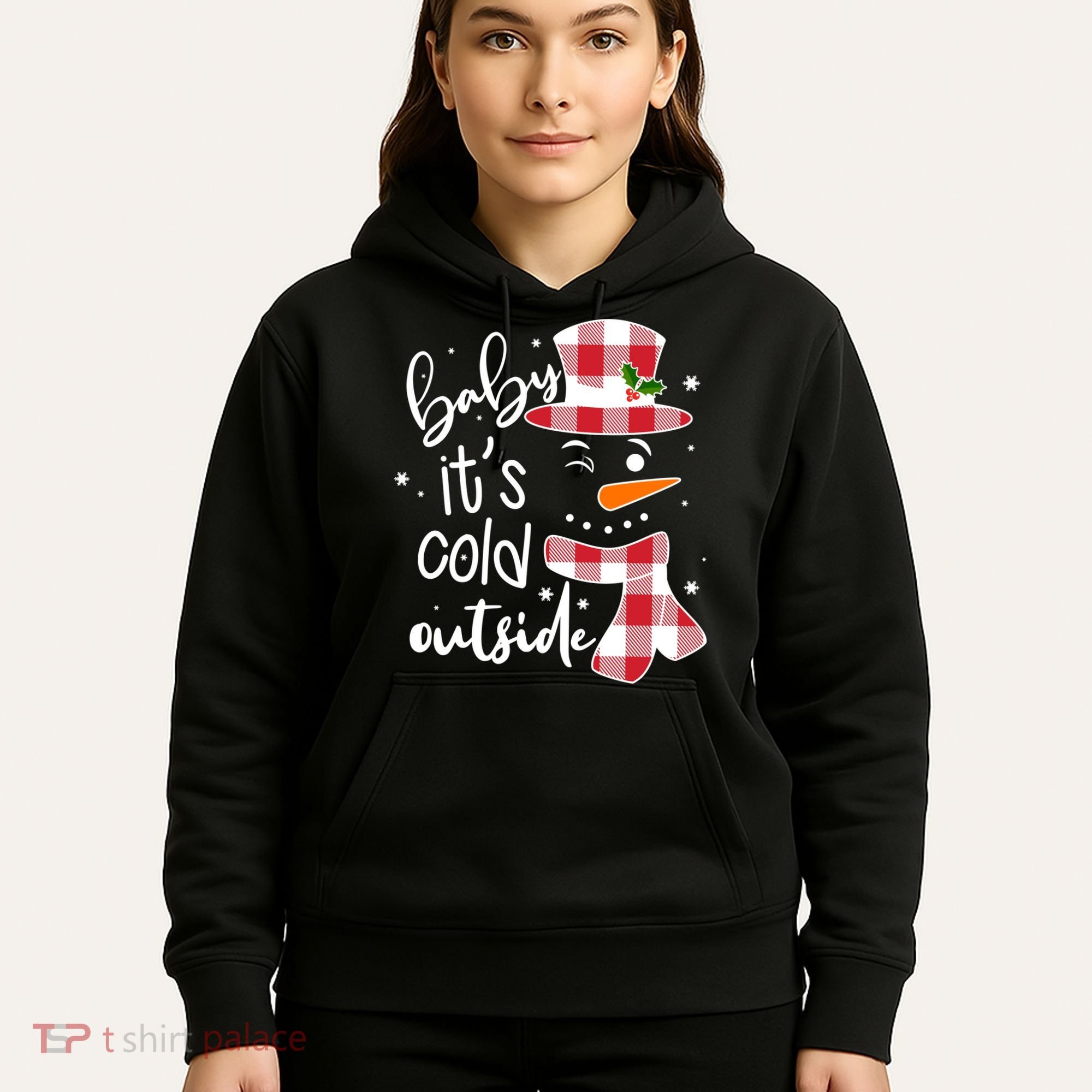 Baby It's Cold Outside Snowman Hoodie