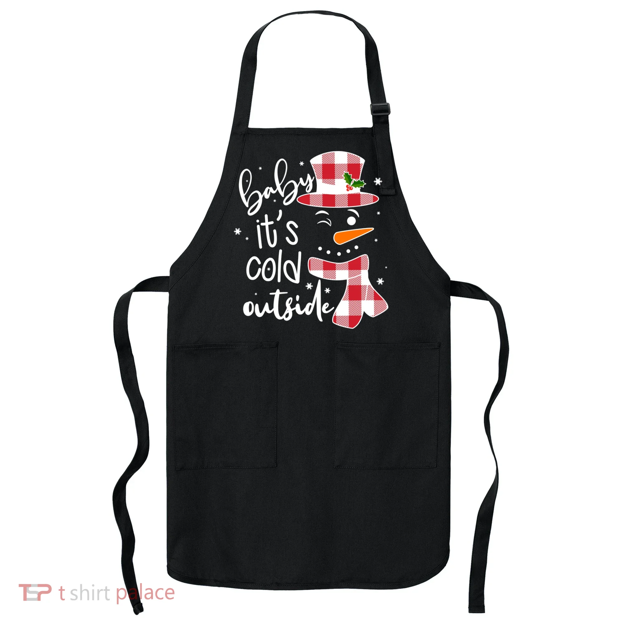 Baby It's Cold Outside Snowman Apron